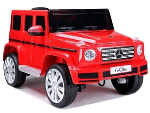 Lasten sähköauto Mercedes G500 punainen hinta ja tiedot | Lasten sähköautot | hobbyhall.fi