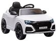 Sähköauto lapsille Audi RS Q8, valkoinen hinta ja tiedot | Lasten sähköautot | hobbyhall.fi