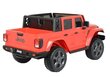 Lasten sähköauto Jeep Rubicon 6768R, punainen hinta ja tiedot | Lasten sähköautot | hobbyhall.fi