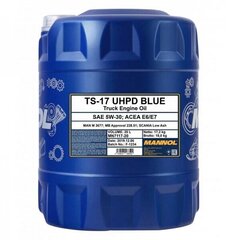 Synteettinen moottoriöljy Mannol TS-17 UHPD Blue 5W-30 7117, 20L hinta ja tiedot | Moottoriöljyt | hobbyhall.fi