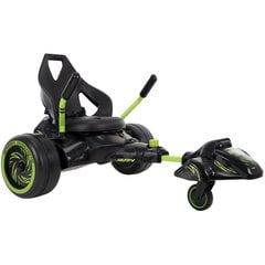 Kolmipyöräinen sähköpyörä Huffy Green Machine Vortex 12v, vihreä/musta hinta ja tiedot | Lasten sähköautot | hobbyhall.fi