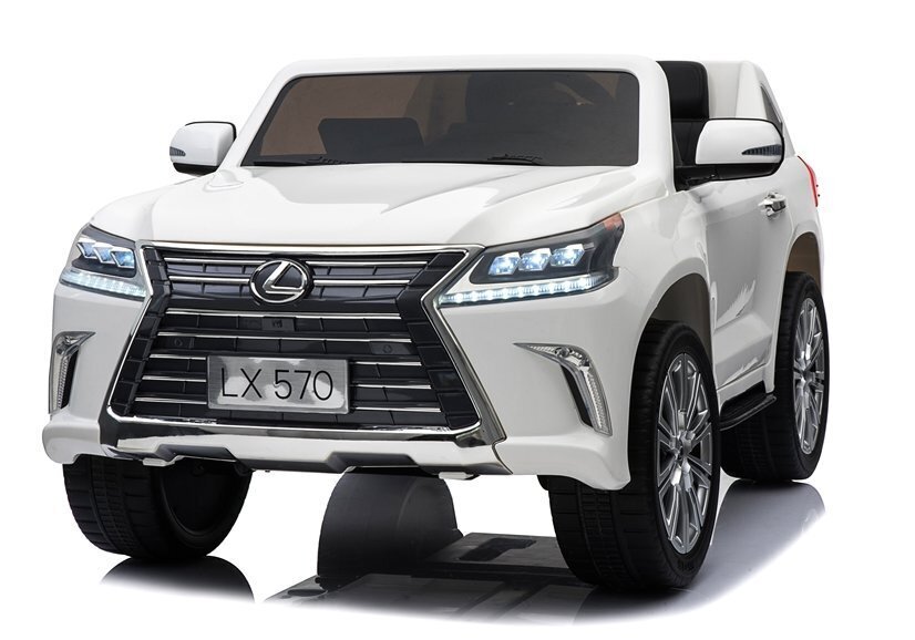 Lasten sähköauto LEXUS DK-LX570, valkoinen hinta ja tiedot | Lasten sähköautot | hobbyhall.fi