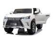 Lasten sähköauto LEXUS DK-LX570, valkoinen hinta ja tiedot | Lasten sähköautot | hobbyhall.fi