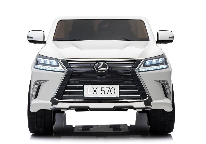 Lasten sähköauto LEXUS DK-LX570, valkoinen hinta ja tiedot | Lasten sähköautot | hobbyhall.fi