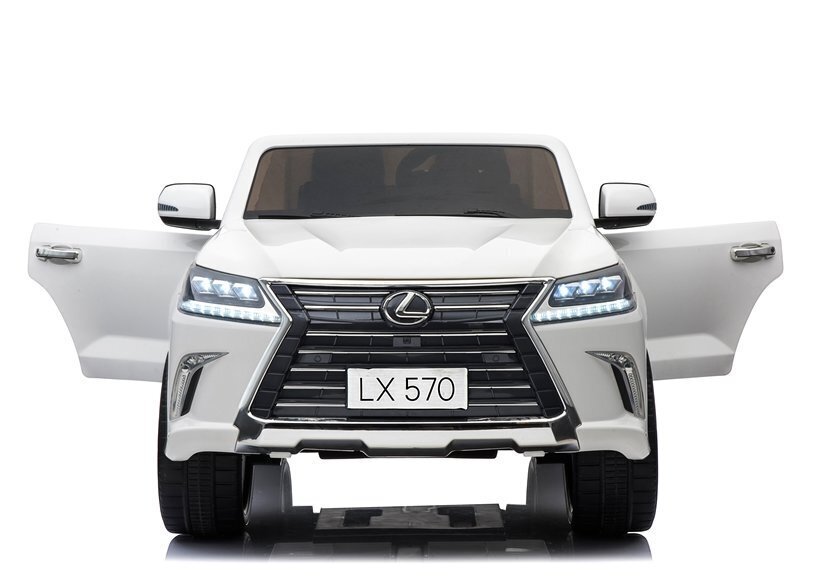 Lasten sähköauto LEXUS DK-LX570, valkoinen hinta ja tiedot | Lasten sähköautot | hobbyhall.fi