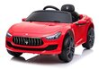 Sähköauto lapsille Maserati Ghibli SL631, punainen hinta ja tiedot | Lasten sähköautot | hobbyhall.fi