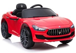 Sähköauto lapsille Maserati Ghibli SL631, punainen hinta ja tiedot | Lasten sähköautot | hobbyhall.fi