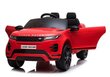 Lasten sähköauto Range Rover Evoque, punainen hinta ja tiedot | Lasten sähköautot | hobbyhall.fi