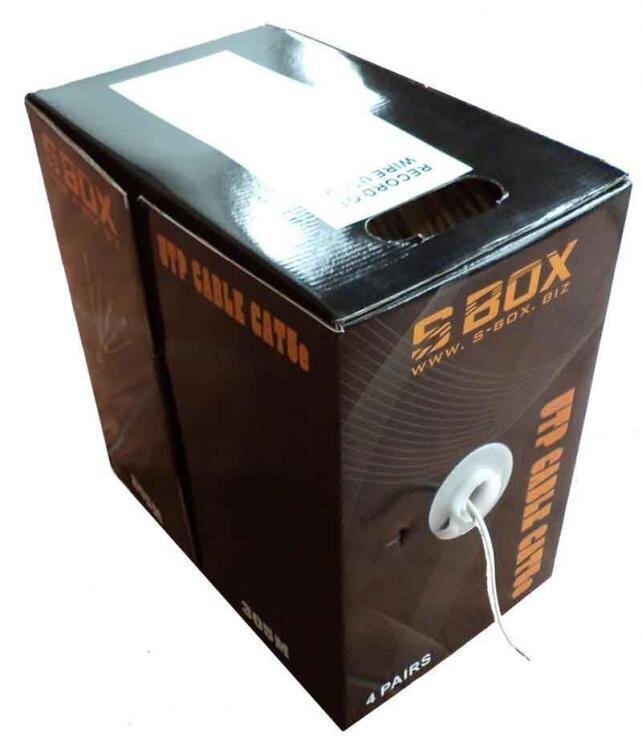 Sbox UTP-305 Cat5E 305 M hinta ja tiedot | Kaapelit ja adapterit | hobbyhall.fi