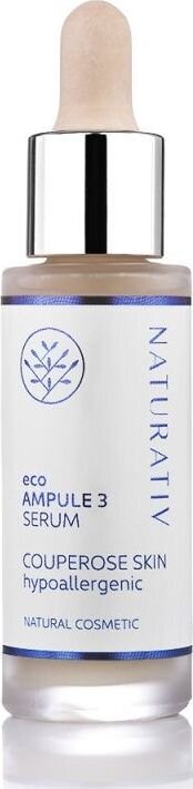 Naturativ Eco Ampule 3 Seerum Couperose Skin, seerumi 30ml hinta ja tiedot | Kasvoöljyt ja seerumit | hobbyhall.fi
