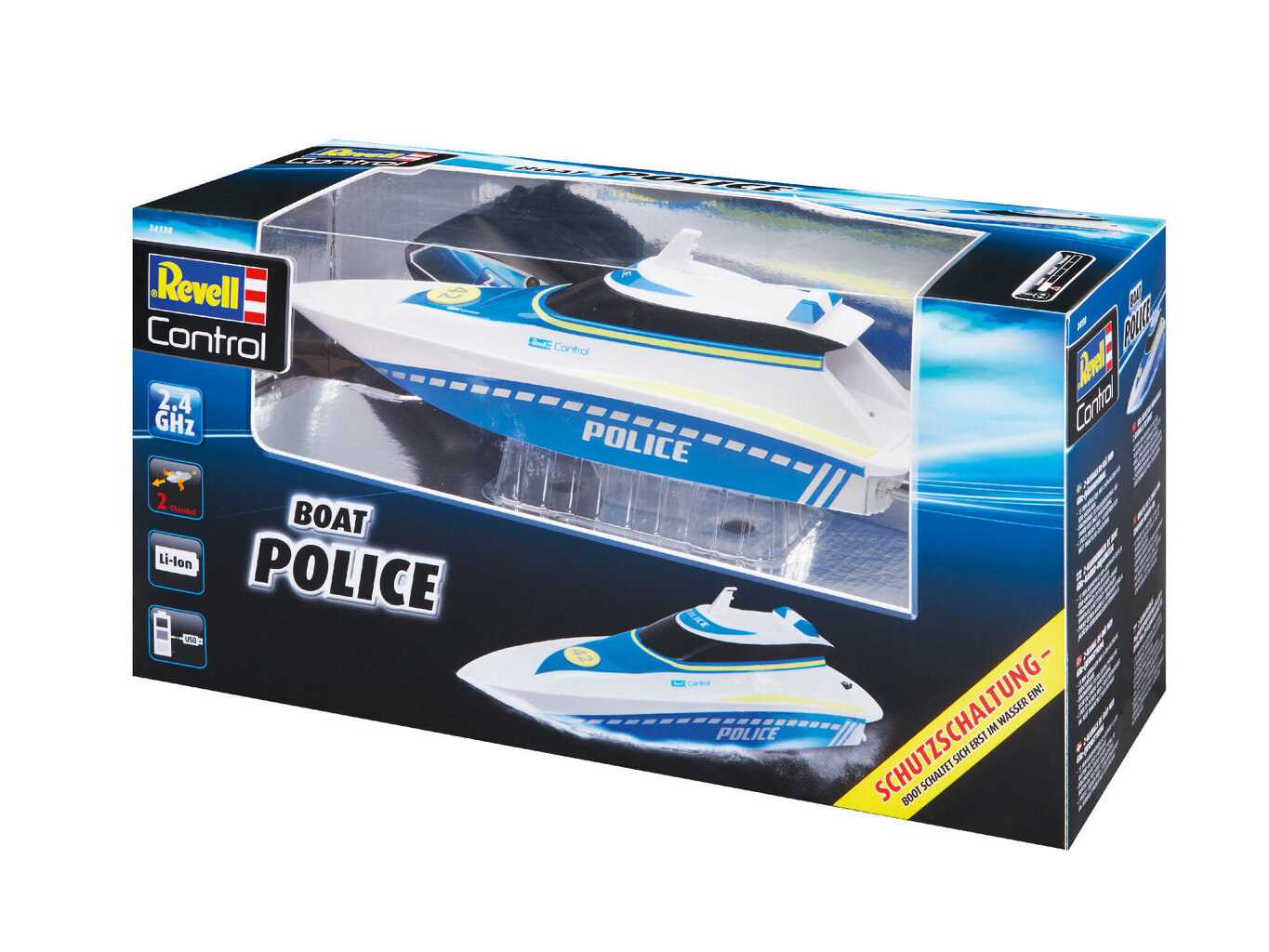 Kauko-ohjattava Water Police Revell RC, 24138 hinta ja tiedot | Hiekkalelut ja rantalelut | hobbyhall.fi