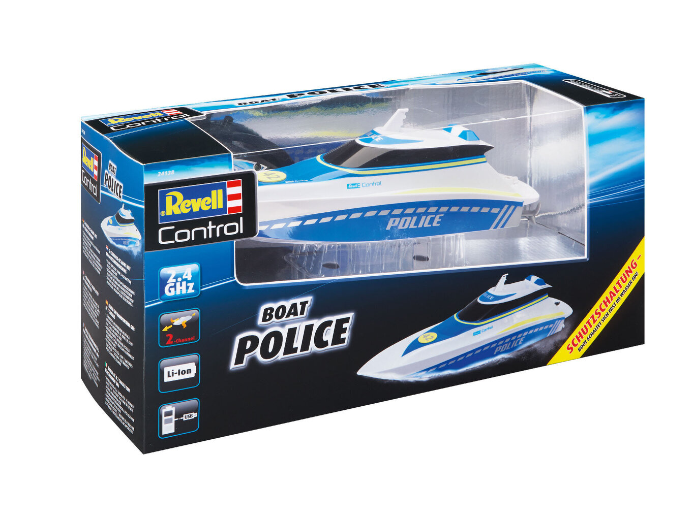 Kauko-ohjattava Water Police Revell RC, 24138 hinta ja tiedot | Hiekkalelut ja rantalelut | hobbyhall.fi