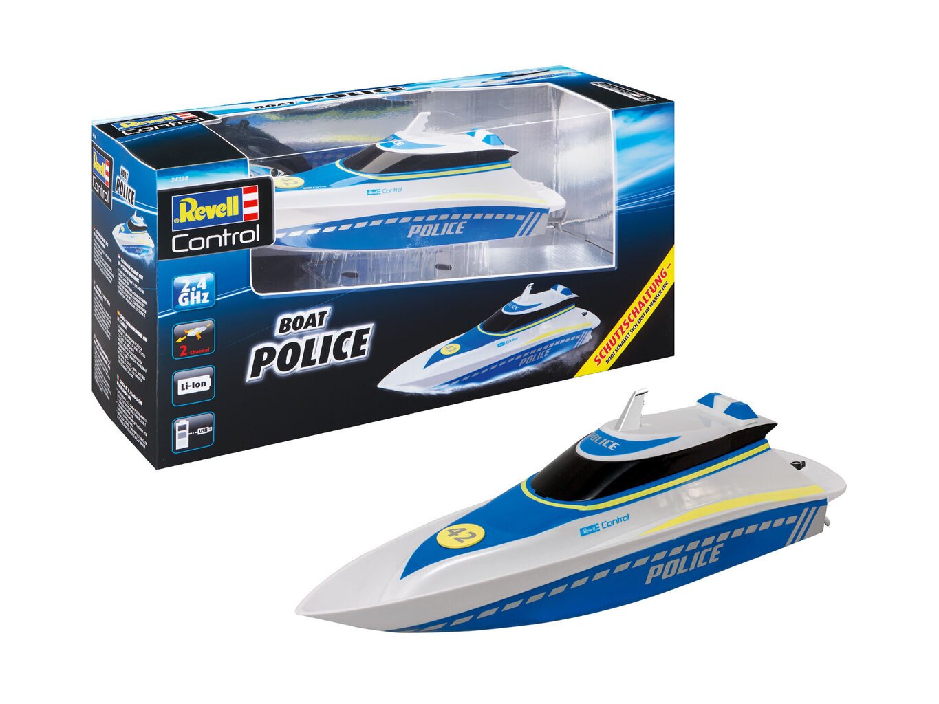 Kauko-ohjattava Water Police Revell RC, 24138 hinta ja tiedot | Hiekkalelut ja rantalelut | hobbyhall.fi