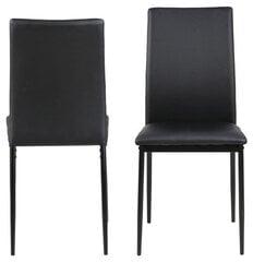 Demina 4 tuolin setti, musta hinta ja tiedot | Ruokapöydän tuolit | hobbyhall.fi