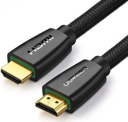 UGREEN HDMI-kaapeli, 4K 5 m, musta, HD118 hinta ja tiedot | Kaapelit ja adapterit | hobbyhall.fi