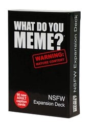 Aikuisten lautapeli What Do You Meme? NSFW Expansion Deck, ENG hinta ja tiedot | Lautapelit ja älypelit | hobbyhall.fi