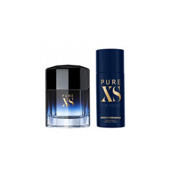 Setti Paco Rabanne Pure XS miehille: EDT, 50ml + deodoranttipuikko, 75ml hinta ja tiedot | Miesten hajuvedet | hobbyhall.fi