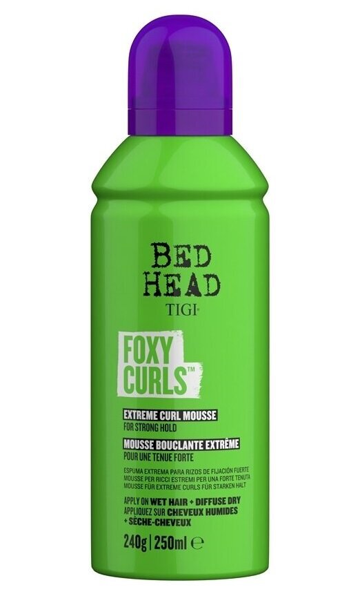 Muotovaahto kiharille hiuksille Tigi Bed Head Foxy Curls Mousse 250 ml hinta ja tiedot | Kampaamotuotteet | hobbyhall.fi