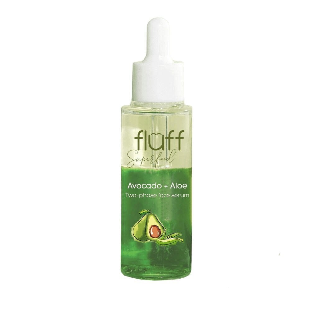 FLUFF Bifaasinen kasvoseerumi aloe ja avokado 40ml hinta ja tiedot | Kasvoöljyt ja seerumit | hobbyhall.fi