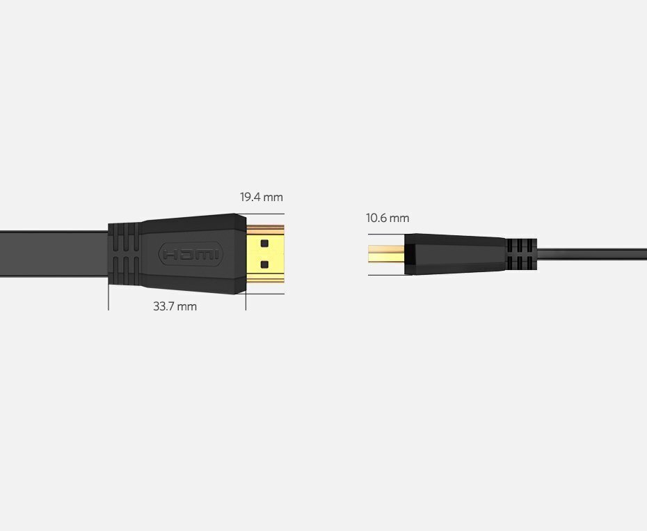 HDMI-kaapeli Ugreen, 3 m hinta ja tiedot | Kaapelit ja adapterit | hobbyhall.fi