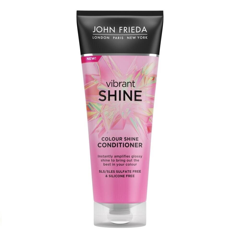 Kosteuttava hiushoitoaine John Frieda Vibrant Color Shine, 250 ml hinta ja tiedot | Hoitoaineet | hobbyhall.fi