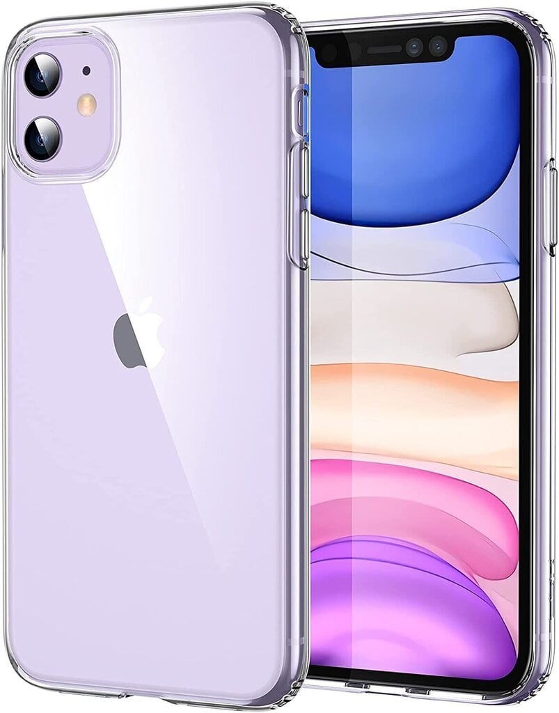 Ultra Slim 0,3mm takakuori IPHONE 11 puhelimelle, läpinäkyvät hinta ja tiedot | Puhelimen kuoret ja kotelot | hobbyhall.fi