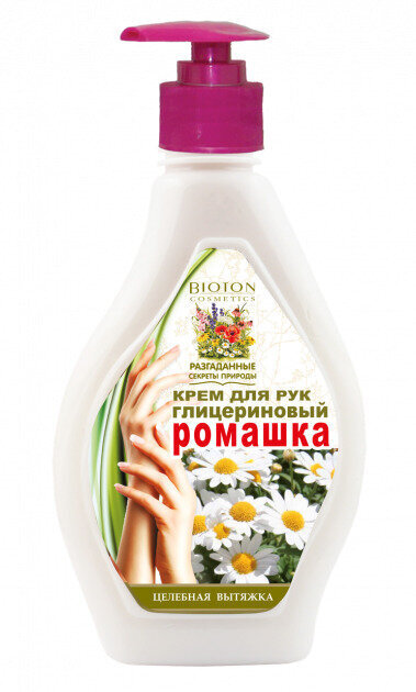 Käsivoide Bioton Cosmetics Glycerin Chamomile, 350 ml hinta ja tiedot | Vartalovoiteet ja -emulsiot | hobbyhall.fi