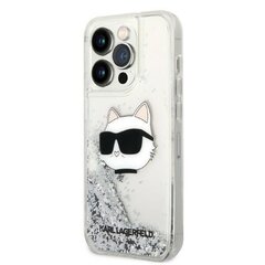 Karl Lagerfeld KLHCP14XLNHCS iPhone 14 Pro Maxille, läpinäkyvä hinta ja tiedot | Puhelimen kuoret ja kotelot | hobbyhall.fi