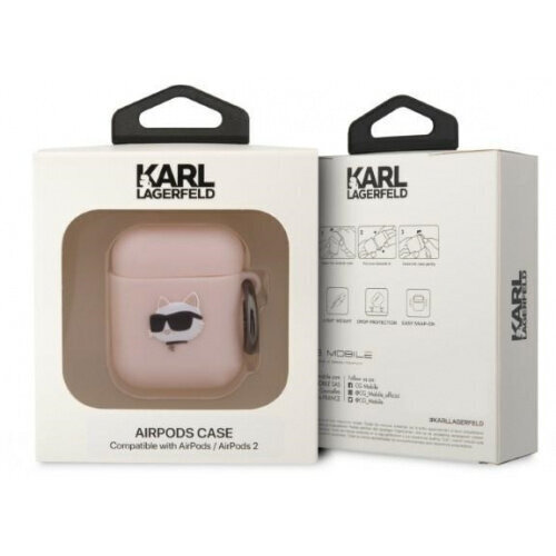 Karl Lagerfeld KLA2RUNCHP sopii AirPods 1/2 hinta ja tiedot | Kuulokkeiden tarvikkeet | hobbyhall.fi