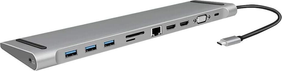Jakaja LogiLink UA0373, USB 3.2 Gen 1, USB-C, PD hinta ja tiedot | Adapterit | hobbyhall.fi
