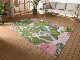 Hanse Home matto Tropical Flamingo 80x165 cm hinta ja tiedot | Isot matot | hobbyhall.fi