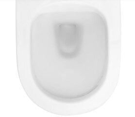 REA Carlo Rimless mini Flat Slim WC-istuin, jossa hitaasti sulkeutuva kansi hinta ja tiedot | WC-istuimet | hobbyhall.fi