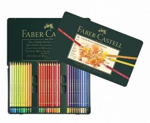 Värikynät Faber-Castell Polychromos, 60 väriä hinta ja tiedot | Taide- ja askartelutarvikkeet | hobbyhall.fi