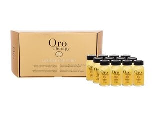 Tiivistetty, virkistävä kirkastava voide Fanola Oro Therapy Oro Puro 12 * 10 ml hinta ja tiedot | ARENA BEAUTY Hajuvedet ja kosmetiikka | hobbyhall.fi