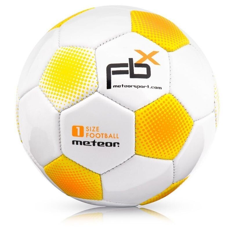 Jalkapallo Meteor FBX, koko 1, valkoinen hinta ja tiedot | Jalkapallot | hobbyhall.fi
