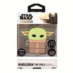 Power Squad: Star Wars: The Mandalorian - The Child (Baby Yoda) Retractable Cable 3-in-1, 80cm hinta ja tiedot | Kaapelit ja adapterit | hobbyhall.fi