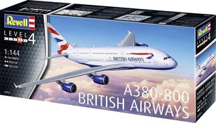 Revell - A380-800 British Airways, 1/144, 03922 hinta ja tiedot | LEGOT ja rakennuslelut | hobbyhall.fi