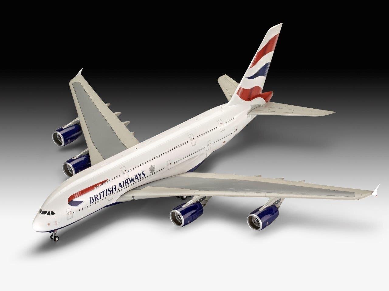 Revell - A380-800 British Airways, 1/144, 03922 hinta ja tiedot | LEGOT ja rakennuslelut | hobbyhall.fi