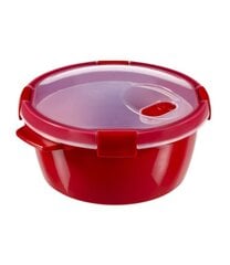 Soup Smart Eco Microwave -mikroastia, 16 x 10 cm, punainen, 0,9 l hinta ja tiedot | Elintarvikkeiden säilytysastiat | hobbyhall.fi
