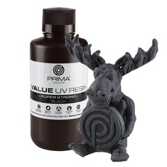 PrimaCreator Super Strong UV-hartsi, 500ml, musta hinta ja tiedot | Tulostustarvikkeet | hobbyhall.fi