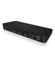 Jaotur Icy Box IB-DK2405-C USB 3.2 Gen 1 (3.1 Gen 1), Type-C hinta ja tiedot | Adapterit | hobbyhall.fi