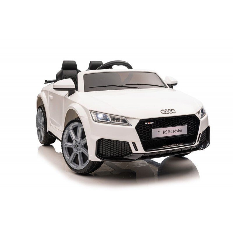 Audi TTRS yksipaikkainen sähköauto lapsille, valkoinen hinta ja tiedot | Lasten sähköautot | hobbyhall.fi