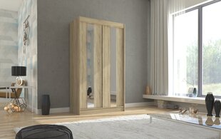 Adrk Furniture Balton 120 cm, valkoisen värinen Vaatekaappi hinta ja tiedot | Kaapit | hobbyhall.fi