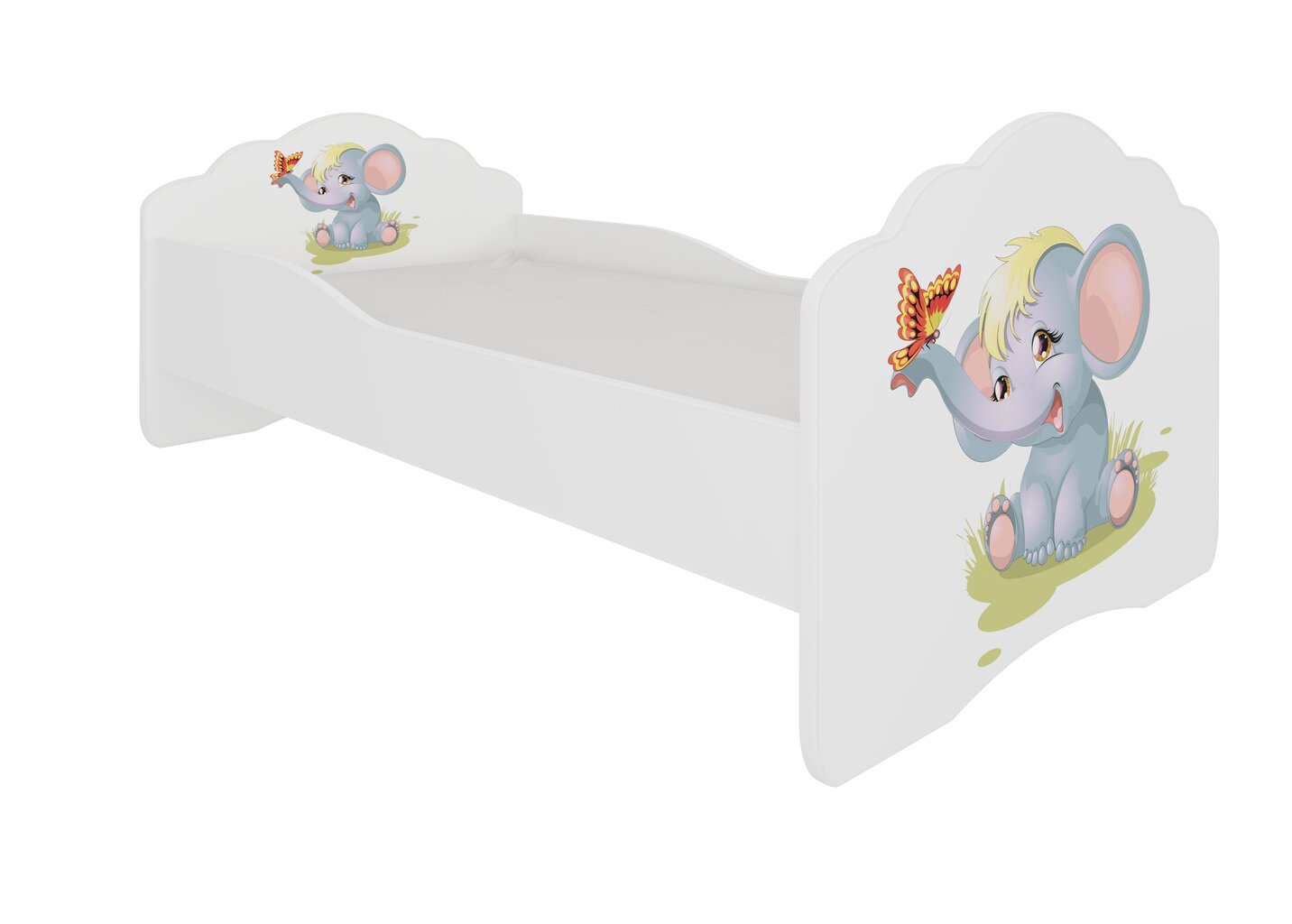 ADRK Furniture Casimo Elephant, Lasten sänky 160 cm x 80 cm hinta ja tiedot | Lastensängyt | hobbyhall.fi