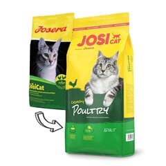 JosiCat Crunchy Poultry, herkullista siipikarjan lihaa 18 kg hinta ja tiedot | Kissan kuivaruoka | hobbyhall.fi