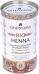 Orientana Bio Henna hiusväri Caramel Brown, 100 g hinta ja tiedot | Hiusvärit | hobbyhall.fi