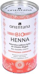 Orientana Bio Henna hiusväri Mahogany Red, 100 g hinta ja tiedot | Hiusvärit | hobbyhall.fi