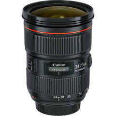 Canon EF 24 - 70mm f/2.8L II USM -vakiozoom / objektiivi hinta ja tiedot | Objektiivit | hobbyhall.fi
