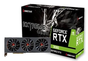 Biostar Nvidia GeForce RTX 3080 10 GB GDDR6 hinta ja tiedot | Biostar Tietokoneet ja pelaaminen | hobbyhall.fi