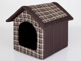 Talo-pesä Hobbydog R2 neliöt, 44x38x45 cm, ruskea hinta ja tiedot | Pedit ja pesät | hobbyhall.fi